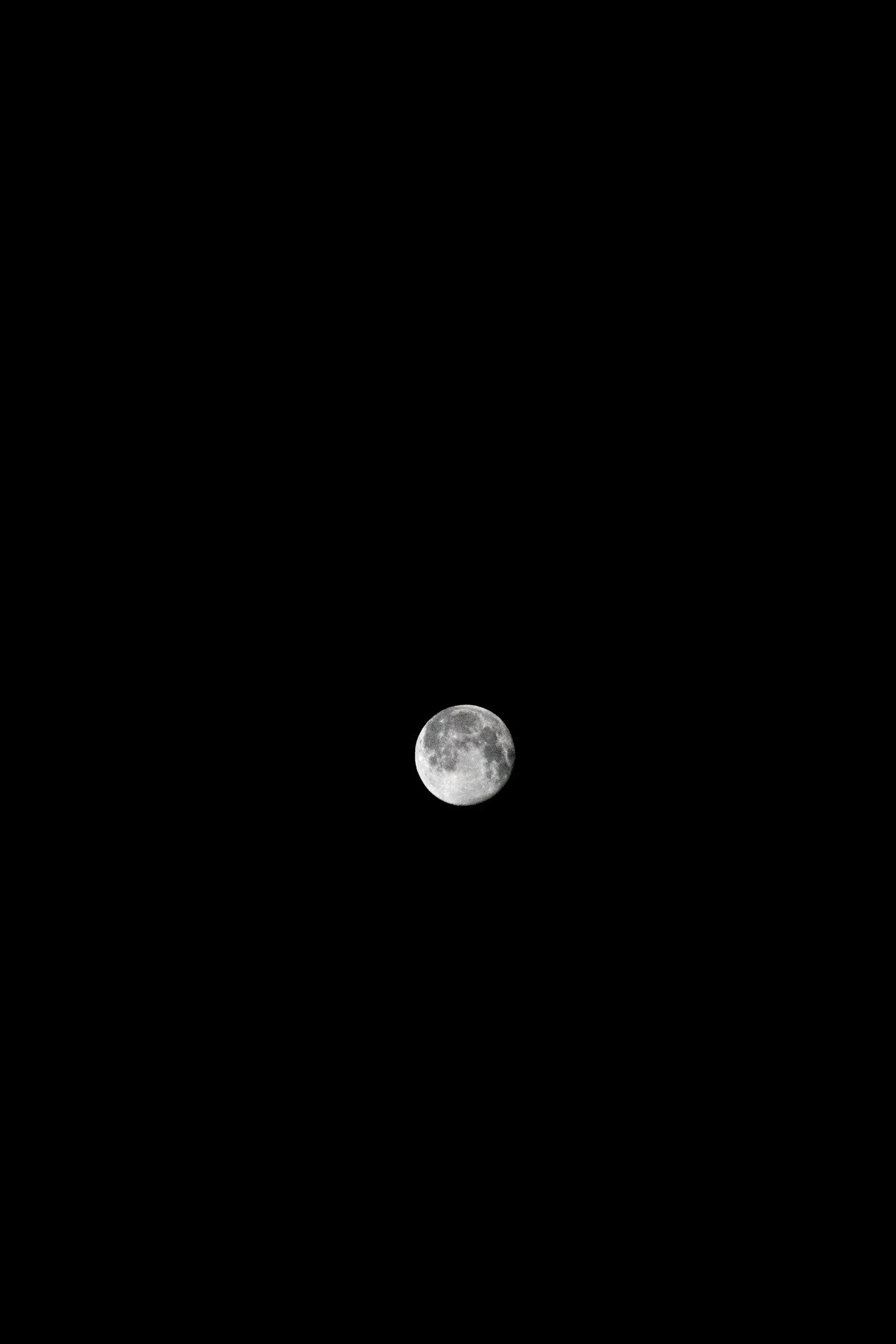 Photo of a full moon