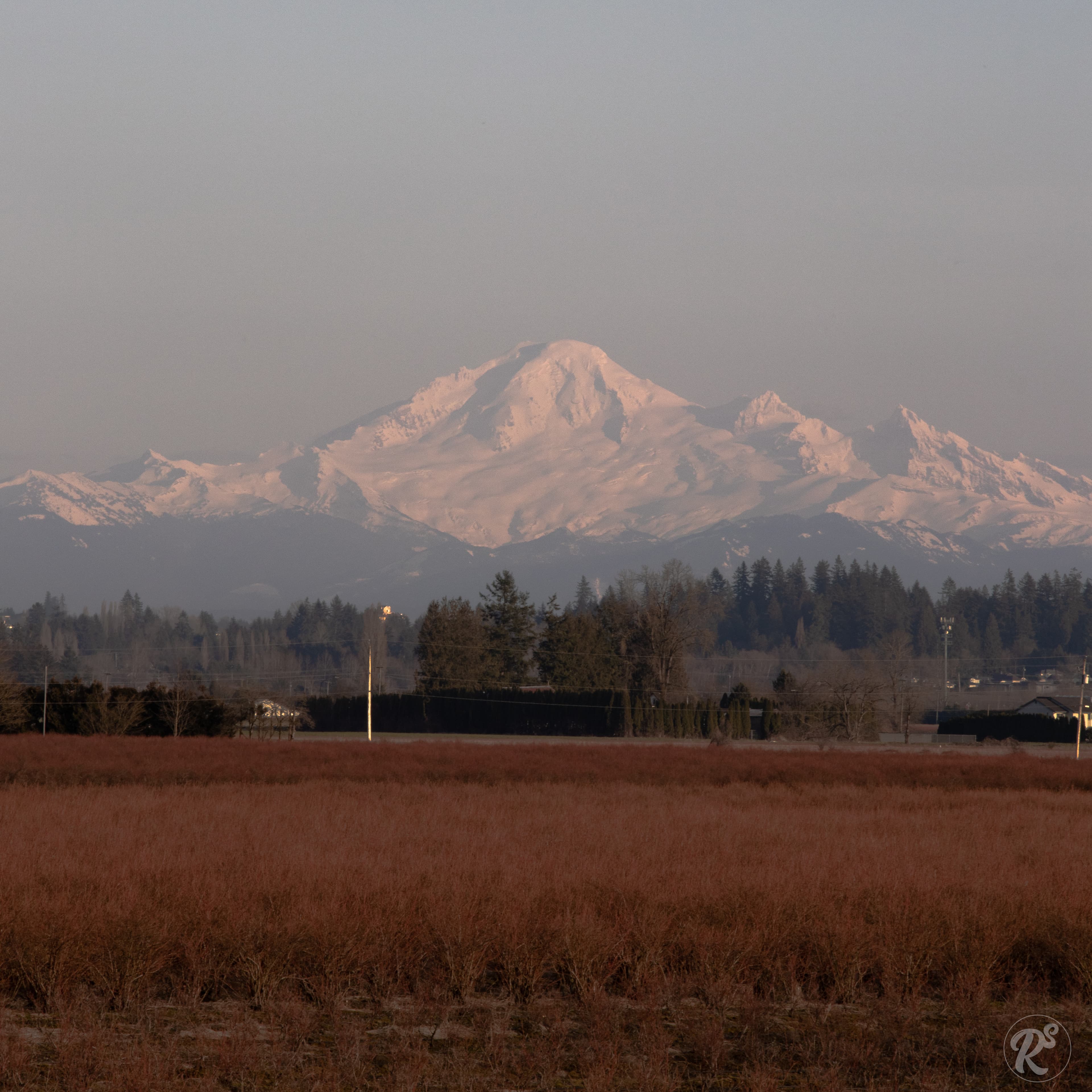 Photo of Mount Baker from Maple Ridge, BC