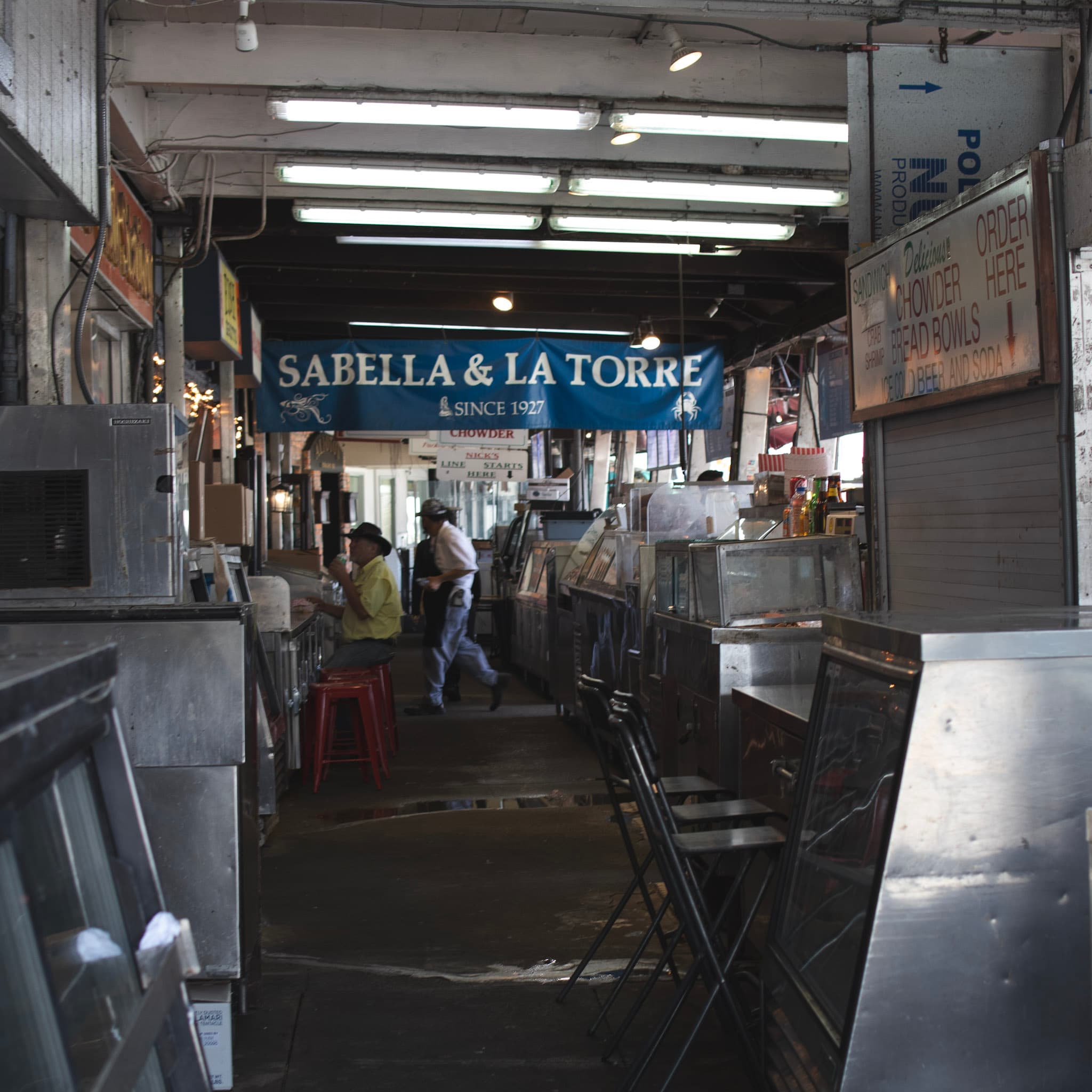 Photo of some restaurants in Fisherman's Warf, San Francisco